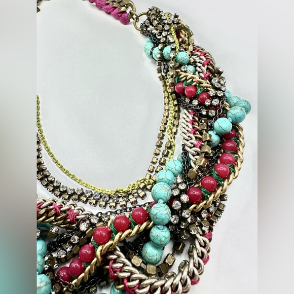 Stella and Dot Bamboleo Necklace - Retired Retail $228-Statement Necklace - Picture 5 of 10
